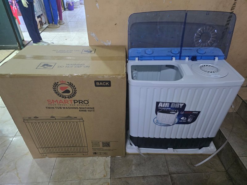 8kgs smart pro twin tub washing machine